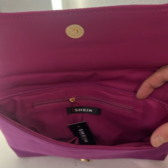 Shein - NWT purple clutch - Picture 5 of 9